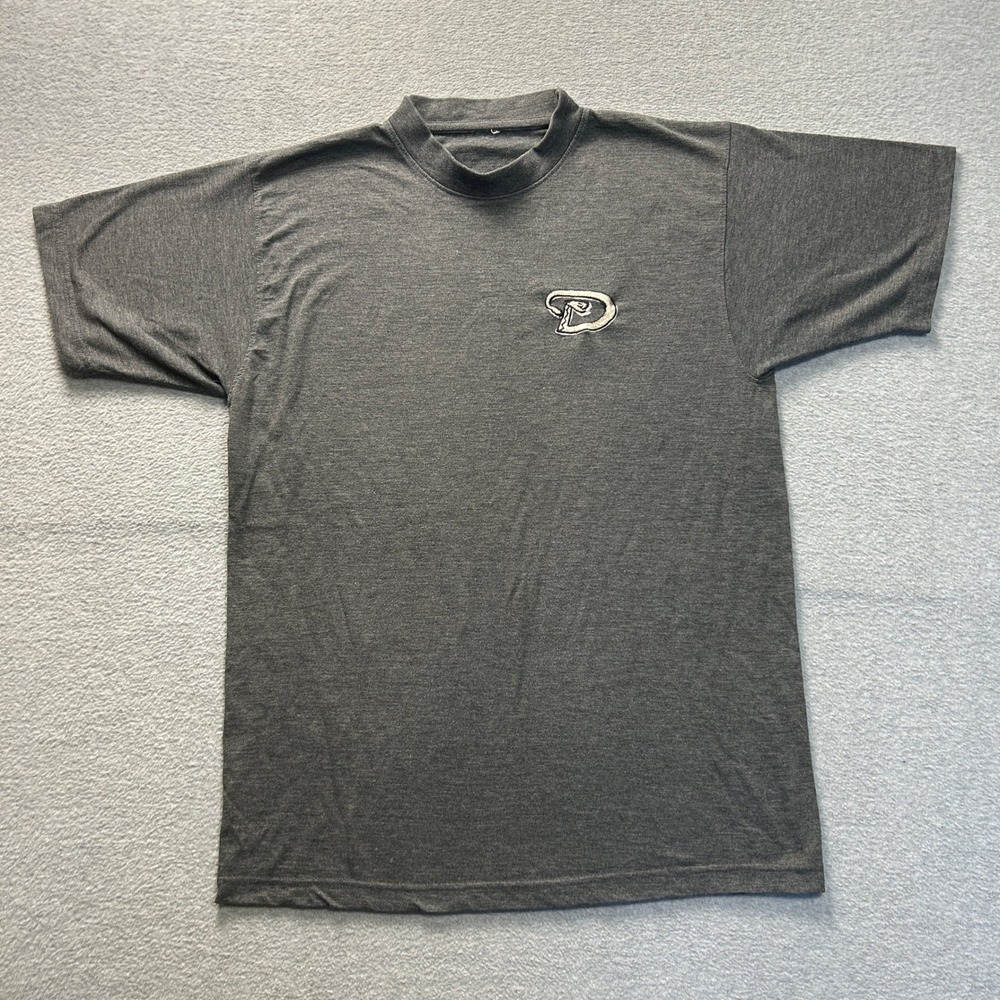 Arizona Diamondbacks MLB Graphic T Shirt Mens Small Gray Embroidered Fabric Logo